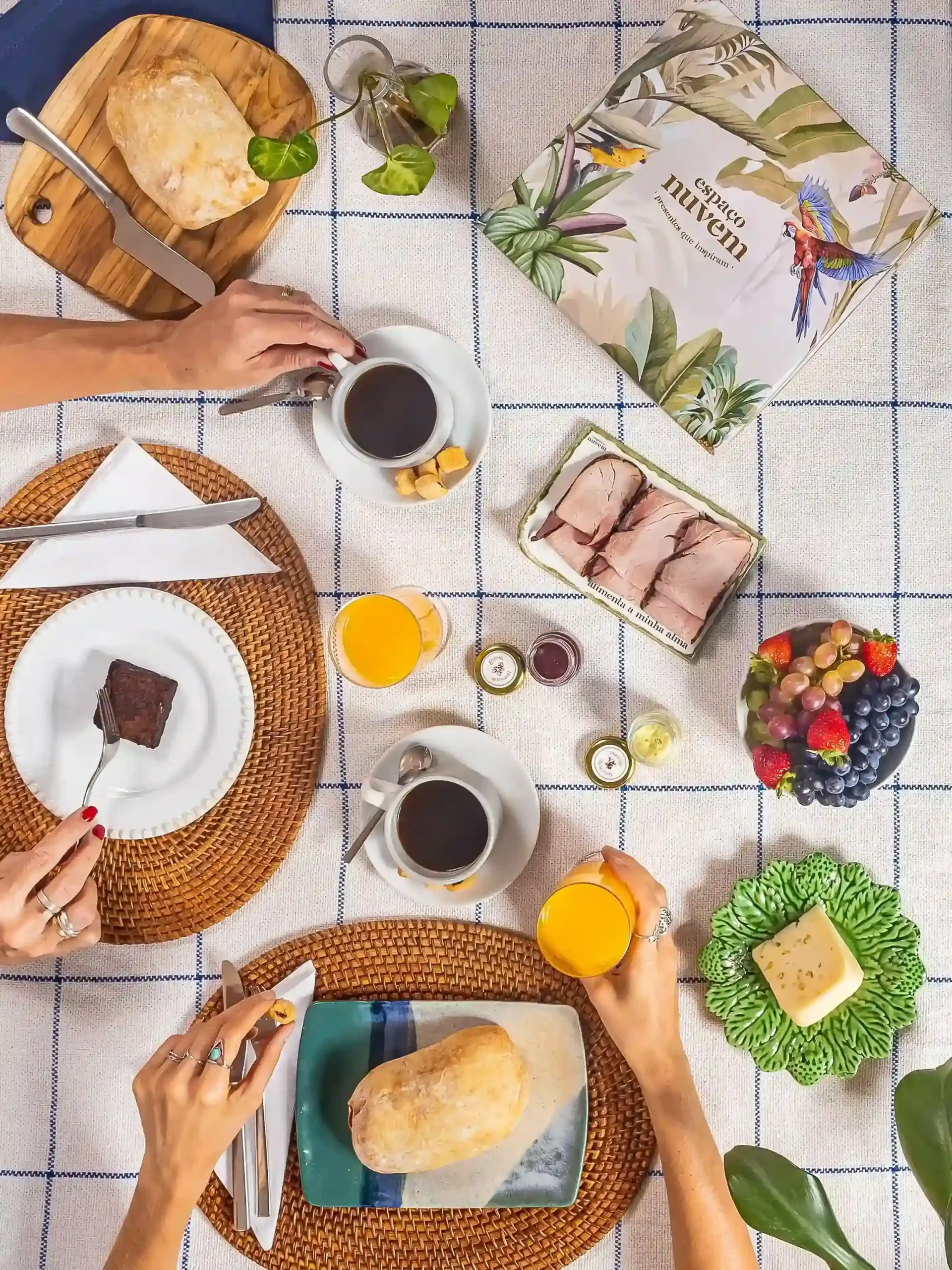 Cesta de Café da Manhã Espaço Nuvem Rio de Janeiro RJ